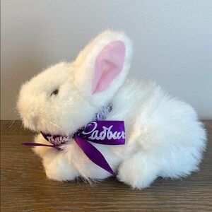 Cadbury White Plush Bunny